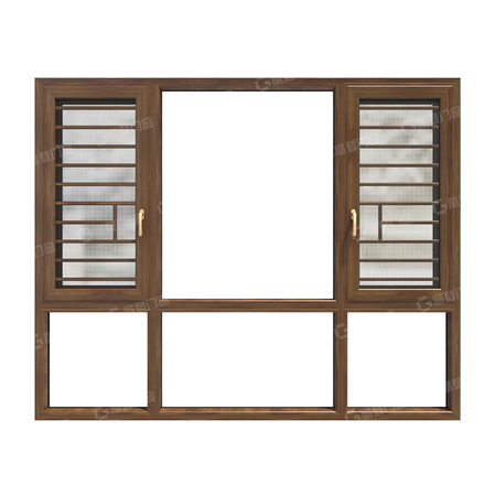 GP120B隔熱外開窗紗一體